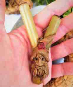 Kuripe Bambu Тотем маг Гоблин Амулет мощные камни