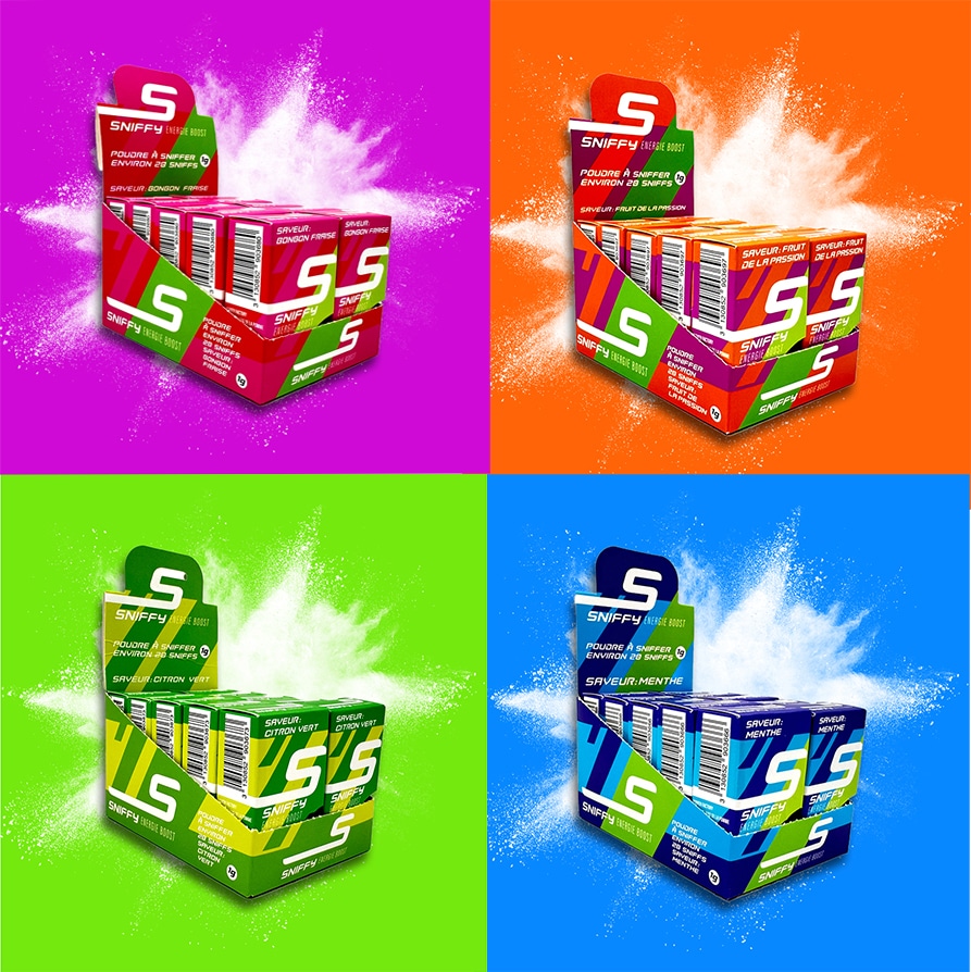 X 10 SNIFFY ENERGIE BOOST