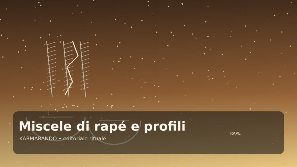 Miscele di rapé: come leggere profili, origini e carattere senza comprare alla cieca Miscele di rapé: come leggere profili, origini e carattere senza comprare alla cieca